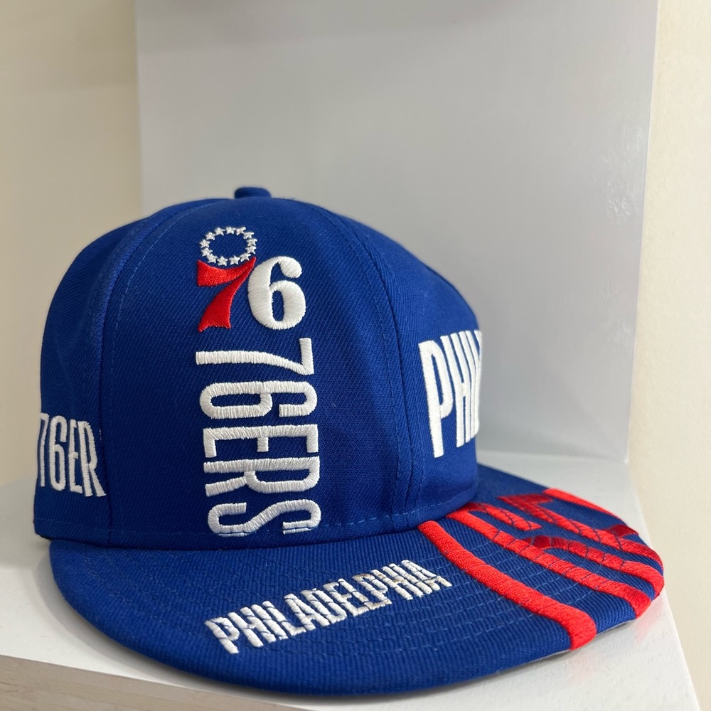 New Era Blue and Red Philadelphia 76ers Hat